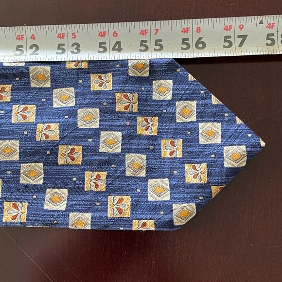 ROBERT TALBOTT Best of Class for Nordstrom - Silk Necktie Designer Geometric Tie - Picture 5 of 6